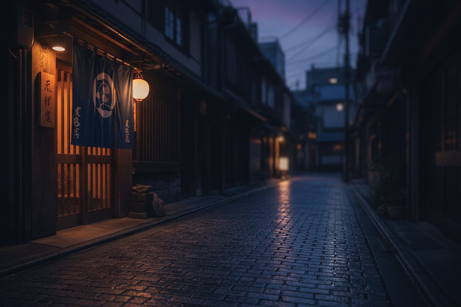 矢来町の路地